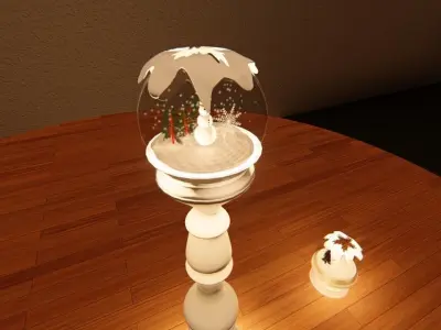 Snowball Glass 3D model