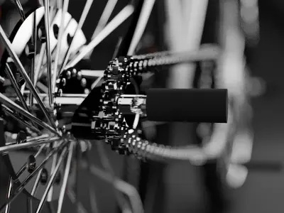 Mountain Bicycle 3D model