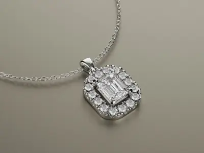 Pendant 2024-007 3D print model  3D print model