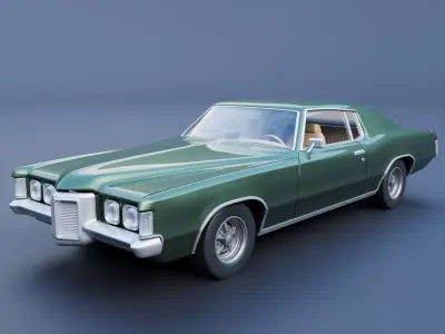 Pontiac Grand Prix 1969  3D print model