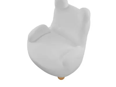 Tady bear chair 01 3D model
