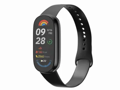 Xiaomi Smart Band 9 White 3D model