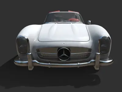 mercedes  benz 300 SL classic 1957 3D model