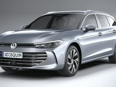 Volkswagen Passat Variant Business 2024 3D model