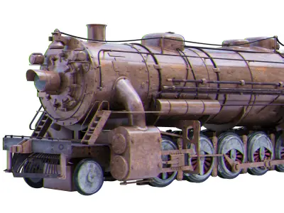 locomotive steam 3D model