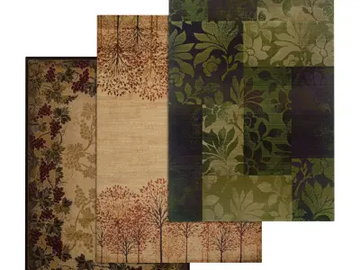 Rug Set 919 3D model