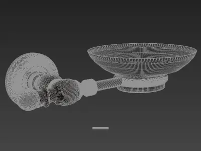 Ottoman Saffron - Soap Dish 3D model