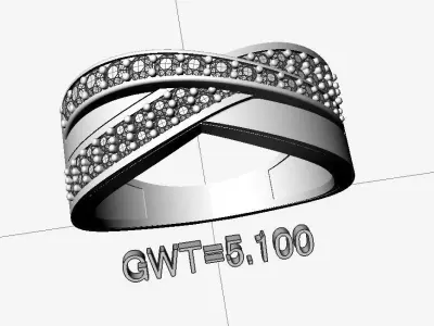 FASHION RING 3D model shop
