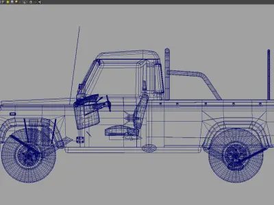jeep car 3d model 3D model