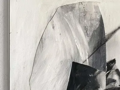 Plaster Two Photo Frame 144 Low-poly 3D model