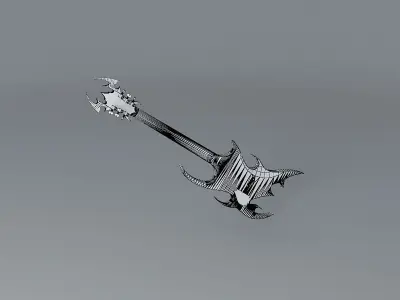 Sands EV1L Guitar Free 3D model