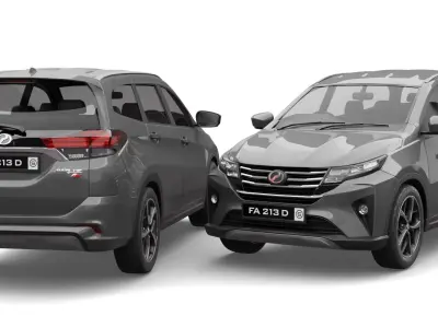 Perodua Aruz 3D model