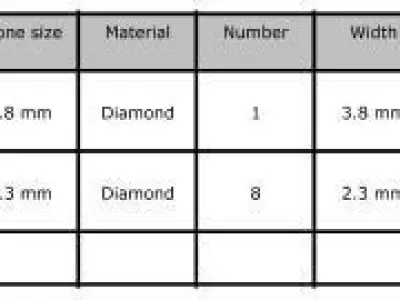 solitaire engagement ring halo diamond 3D print model