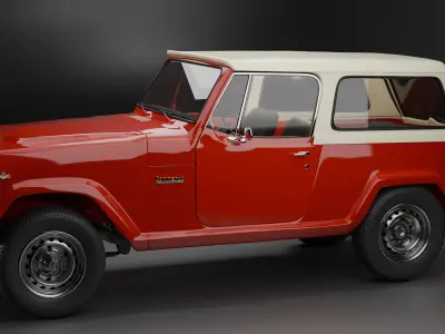 Jeep Commando 1972 3D model