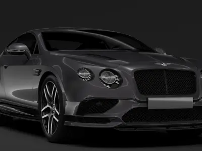 Bentley Continental Supersport 2018 3D model