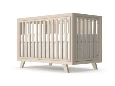 Baby Cribs v2 Low-poly 3D model