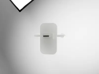 Minimalist Car Phone Holder with WIRELESS CHARGING - NO TOOLS 3D print model