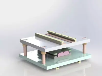 -Flying-  stamping die 3D model