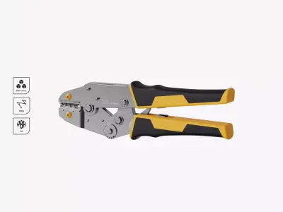 Ratchet Crimping Tool 3D model