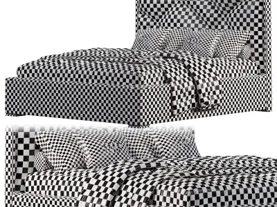 Viola Bed by Elve luxury 3D model