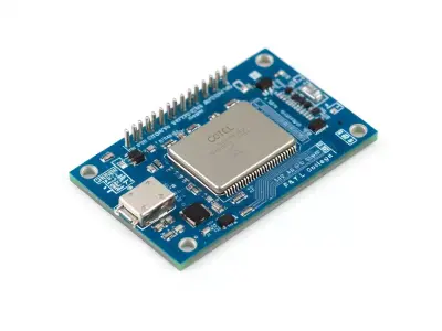 Compact Blue Circuit model pack Low-poly 3D model