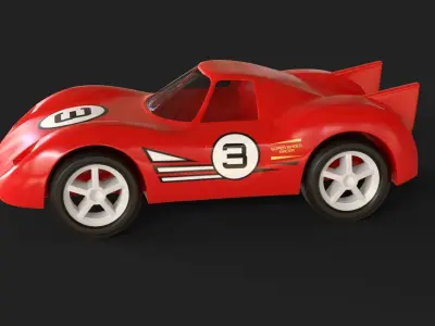 Toy Car 3D model from CGTrader - PBR