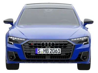 Audi S8 2022 3D model