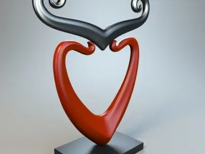 Abstract Figure 3D model 11