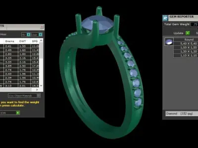 ring code 190 3D print model