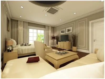 bedroom 12 3D model