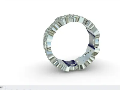 FLOWER RING   3D print model