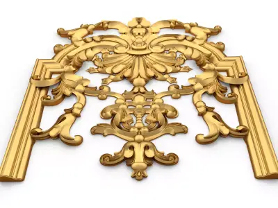 carved classic decorative ornament cnc 3d printing stl 34 3D print model