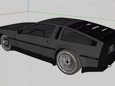 DELOREAN DMC-12 3D model