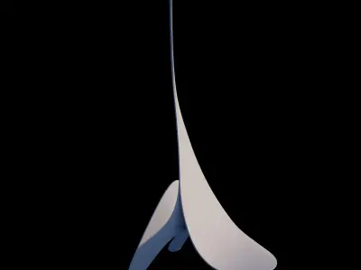 Alexander Calder Sculpture Replica 03 Low-poly 3D model