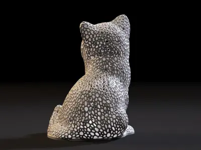 Cat Statue 3D print model