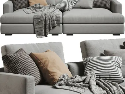 Marac Laguna Sofa 2 Seats 3D model