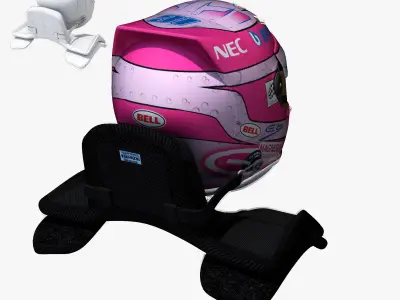 Occon helmet 2017 Low-poly 3D model