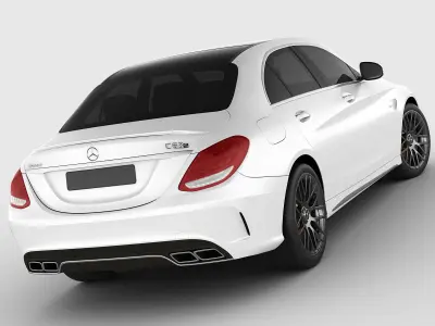 Mercedes c63 AMG 2015 3D model
