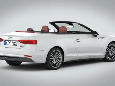 Audi A5 Cabriolet 2018 3D model