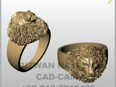 lion 05 3D print model