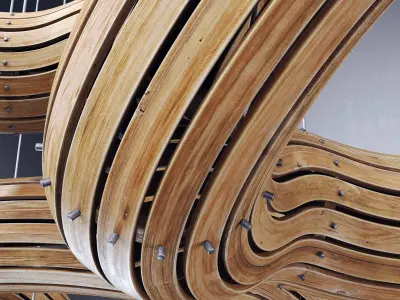 Bagel wood board decor n2 3D model