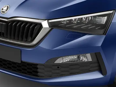 Skoda Scala 2019 3D model