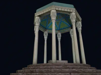 HafezTomb gazebo Free low-poly 3D model