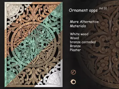 Ornament opps Vol 01 3D model