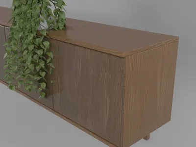Sideboard modern Free 3D model