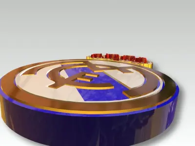 Real Madrid Badge 3D model