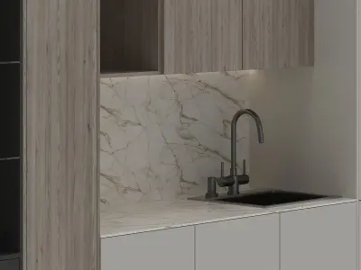  Kitchen in modern style 3D model