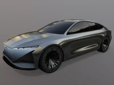Sedan Car 3D model