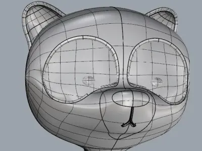 Raccoon 3D model