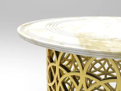 Nergo Side Table 3D model